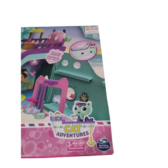 Gabbys Dollhouse Cat Friend Ship Playset With 18 Pieces Kids Toy - Picture 5 of 9